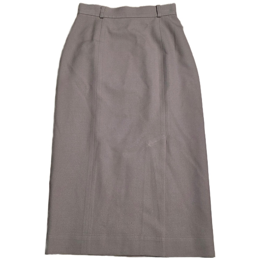 Talbots Gray Midi Skirt
